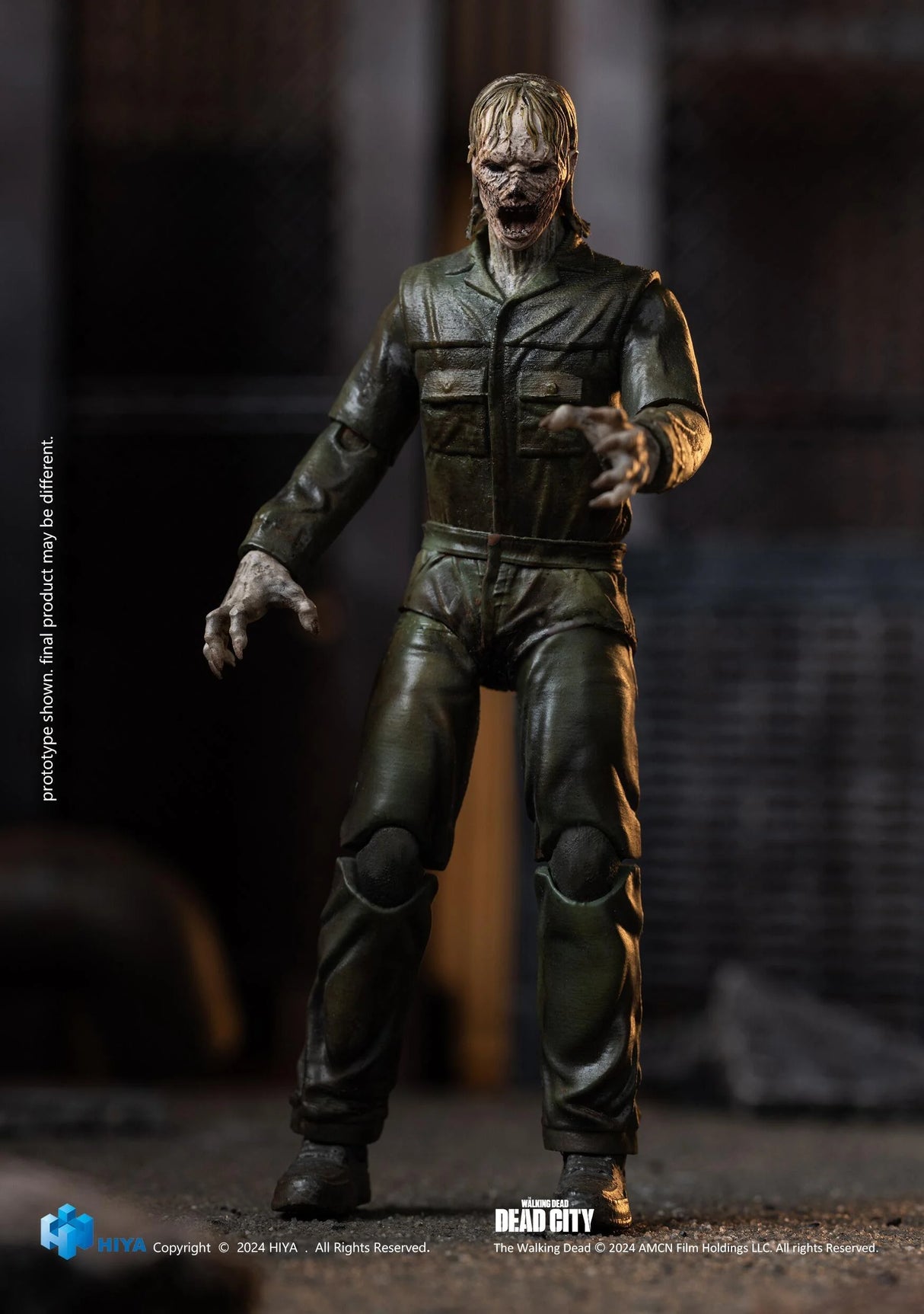 WALKING DEAD DARYL EXQ MINI DARK EYES WALKER 1/18 PX AF