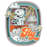 Peanuts Snoopy's Pilot Dreams Wooden Magnet