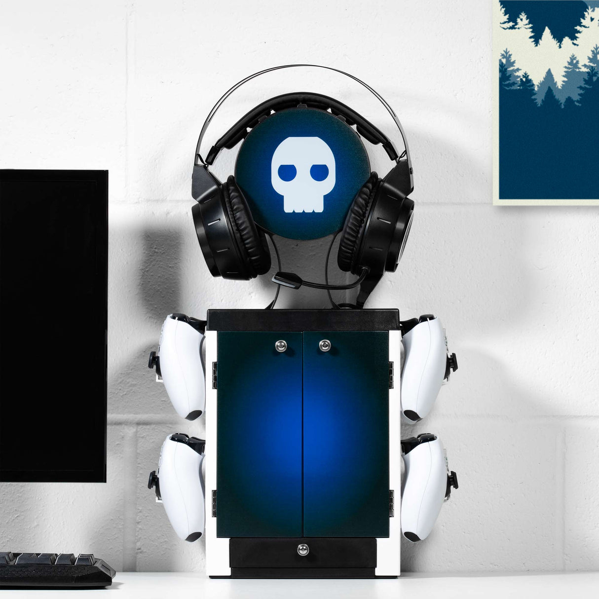 Numskull White Gaming Locker