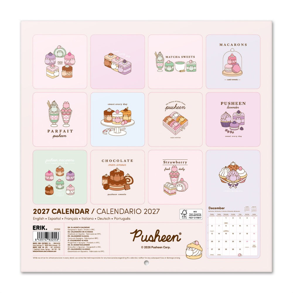 Pusheen the Cat 2027 Calendar