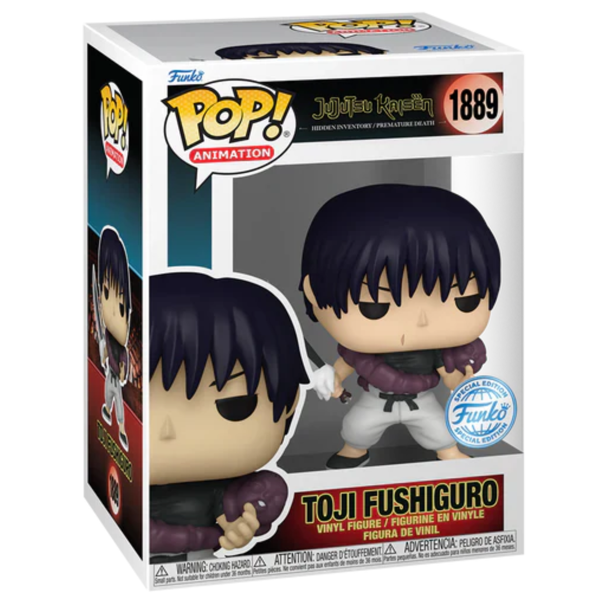 Jujutsu Kaisen Toji Fushiguro (Special Edition) Funko Pop! Vinyl Figure #1889