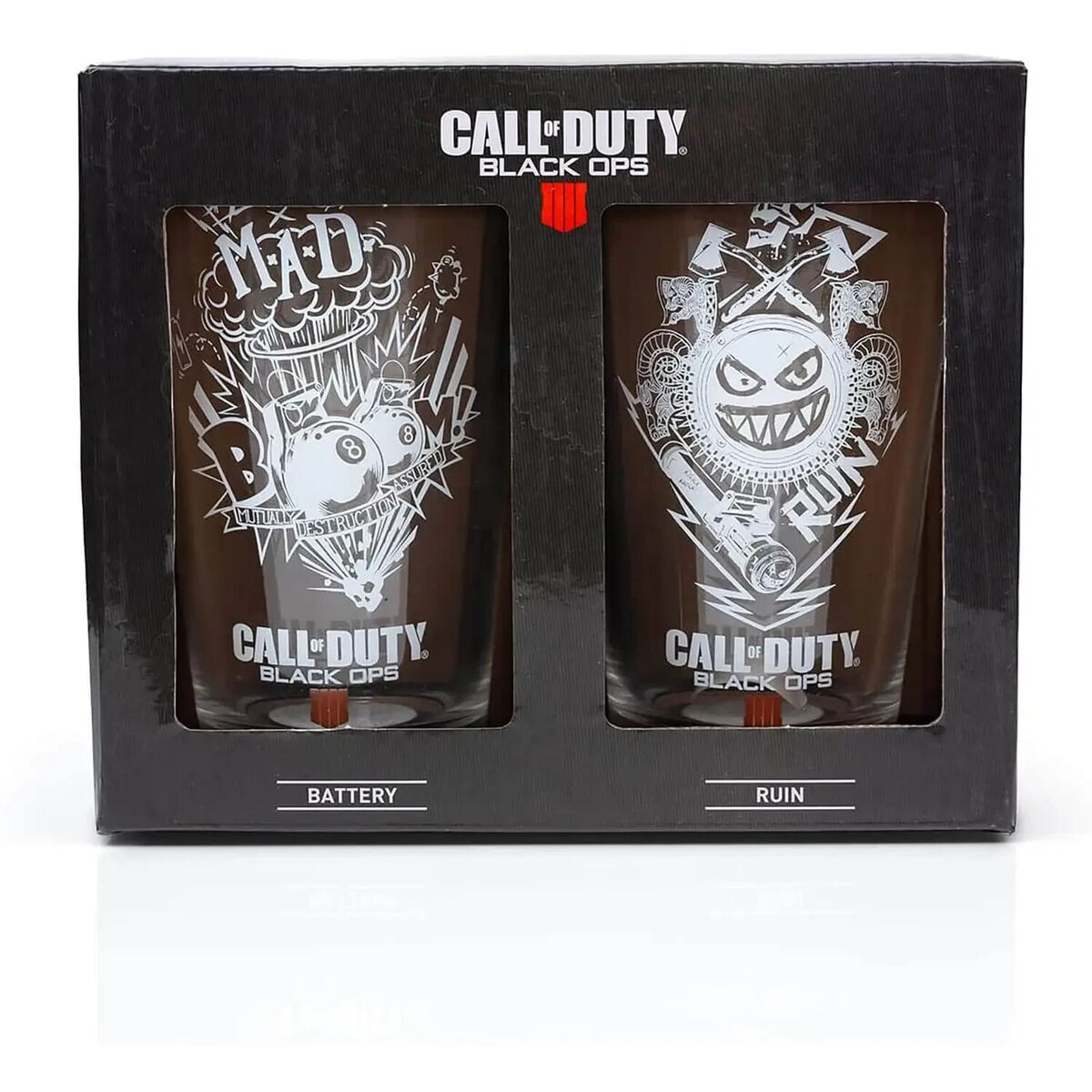 Call of Duty Black Ops 4 Set of 2 Drinking Glasses