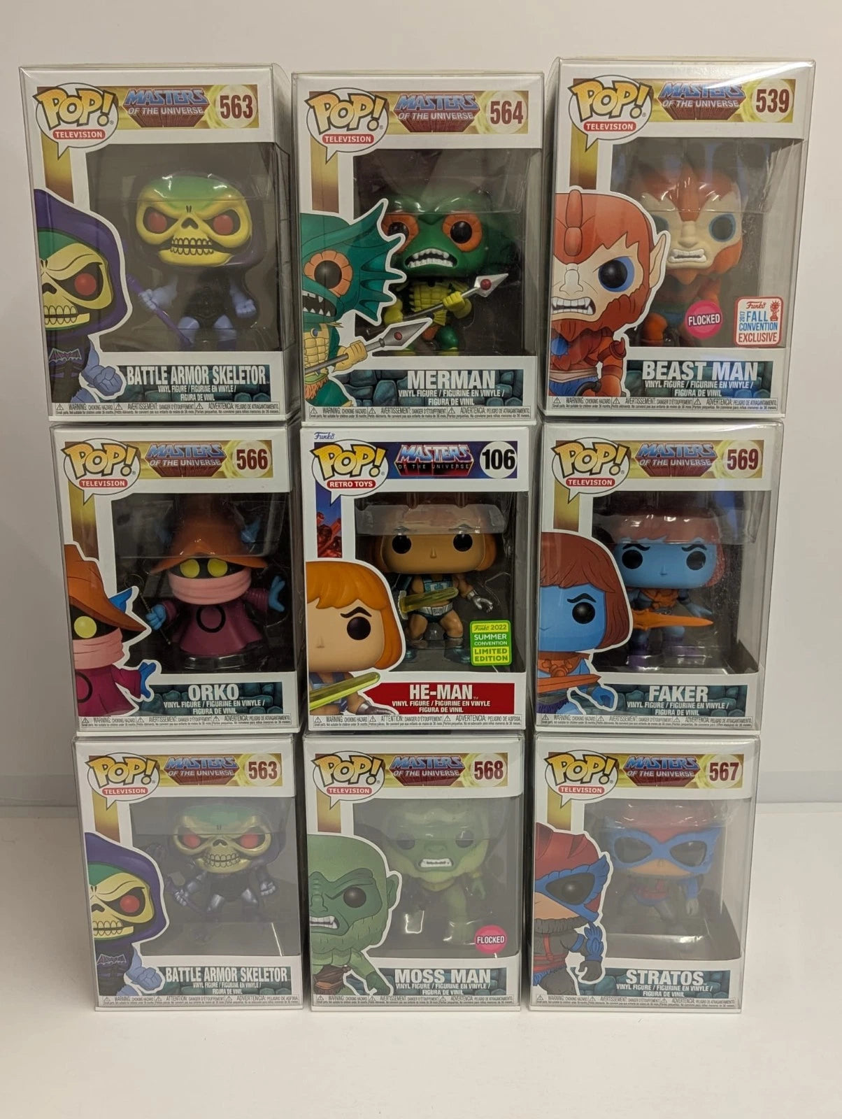Masters of the Universe Funko Pop! Vinyl Figure Bundle of 29 Vinyl Figures