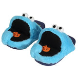 Sesame Street Cookie Monster Unisex Blue Slippers S/M Size