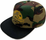 Jurassic Park Gold Logo Camo Unisex Snapback Cap