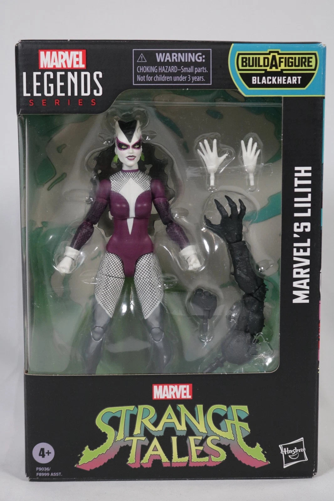 Marvel Legend Blackheart Build a Figure Complete Set of Action Figures