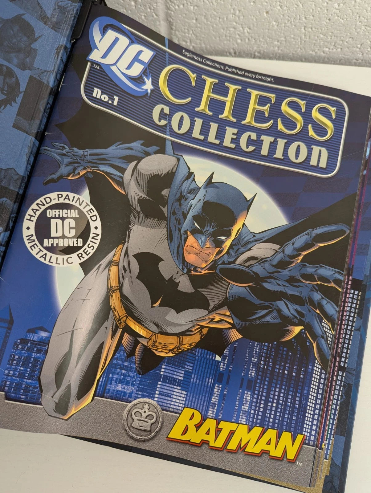 DC Comics Batman Chess Collection Eaglemoss Complete With 32 Pieces/Magazines/Board