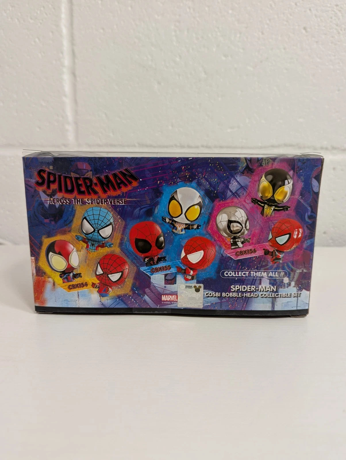 Marvel Spider-Man Across the Spider-Verse Hot Toys Cosbi CBX155 Vinyl Figure Set