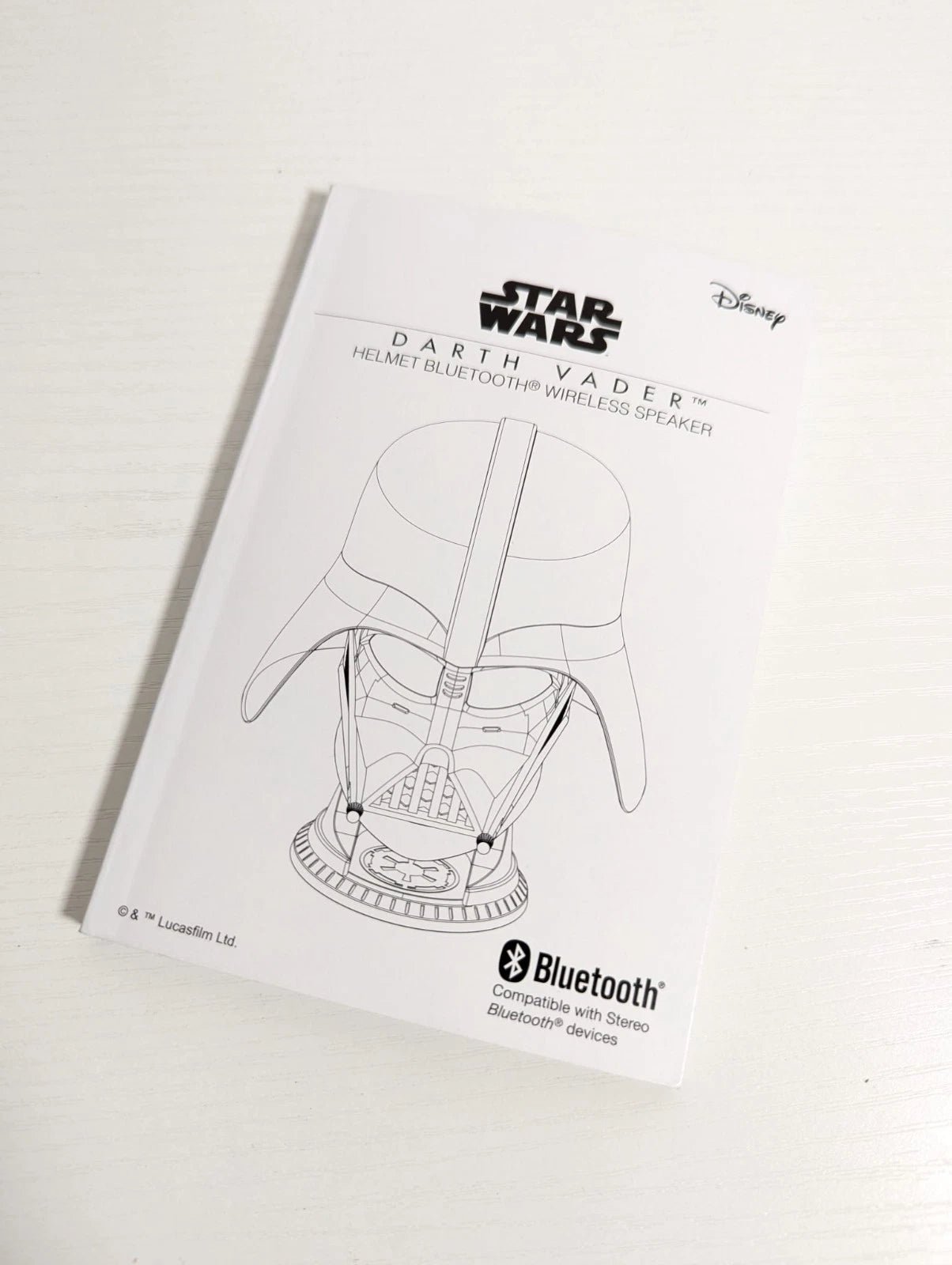 Star Wars Darth Vader 1:1 Scale Helmet Wireless Bluetooth Speaker Camino