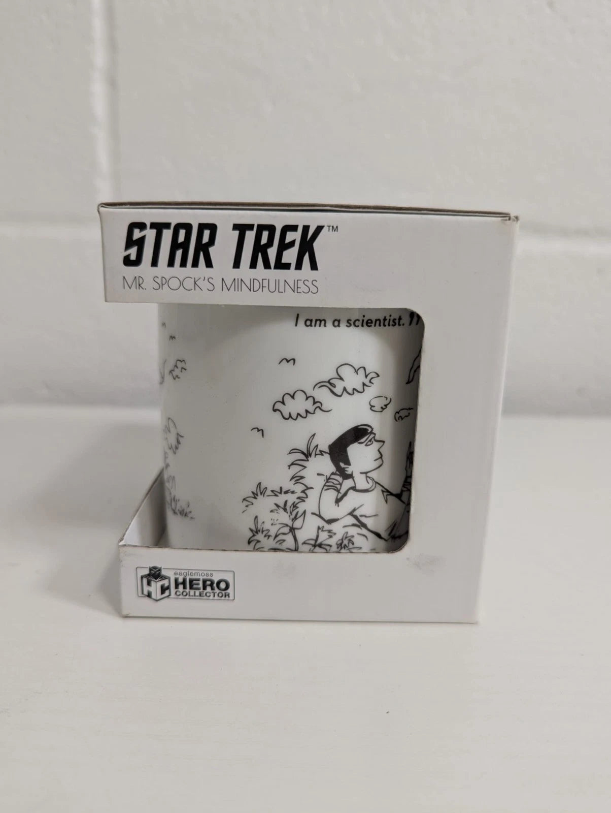 Star Trek Mr Spock's Mindfulness Emotions Mug Eaglemoss Hero Collector