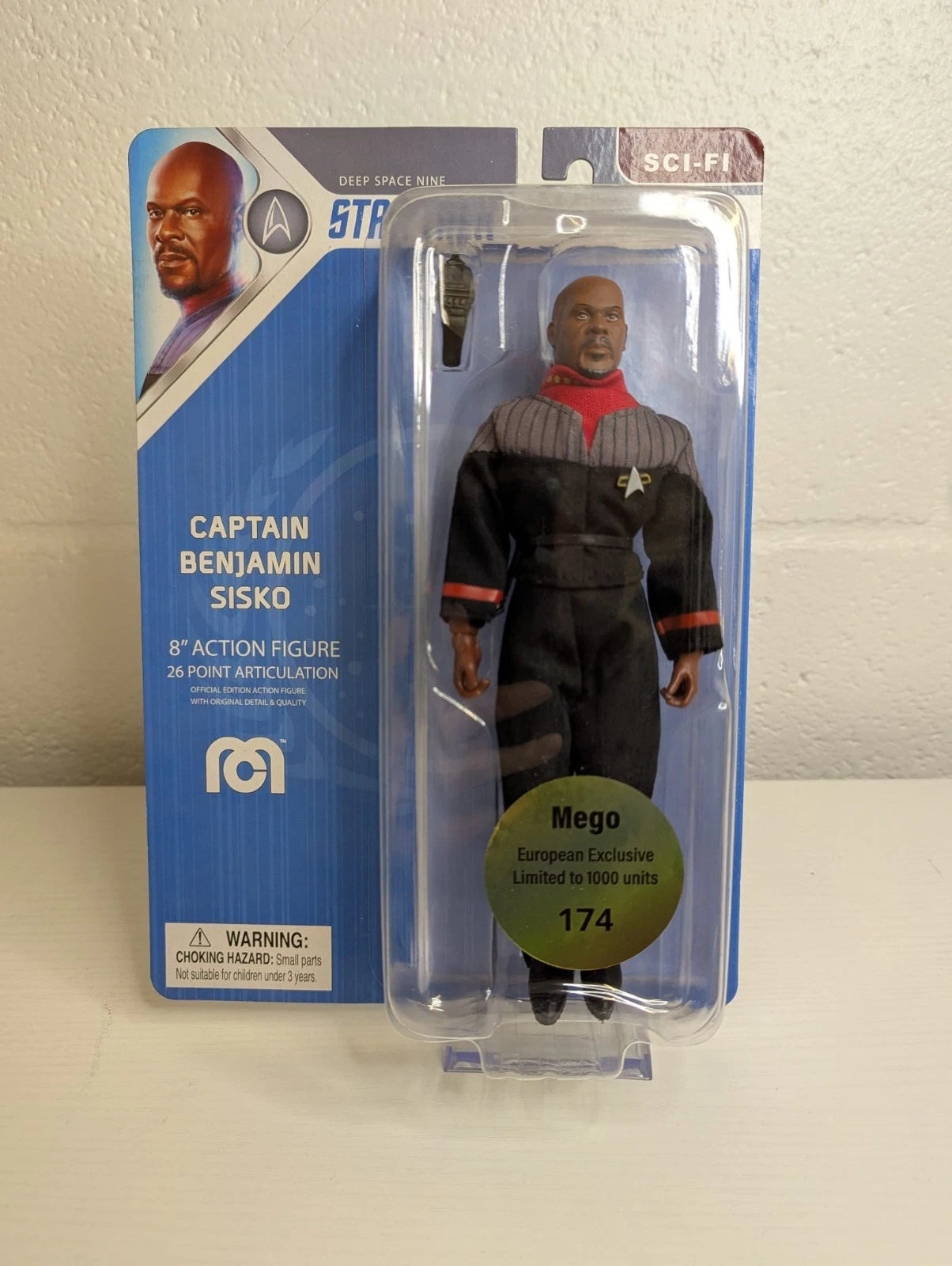 Star Trek Deep Space Nine Captain Benjamin Sisko Mego 8" Figure Limited Edition #174