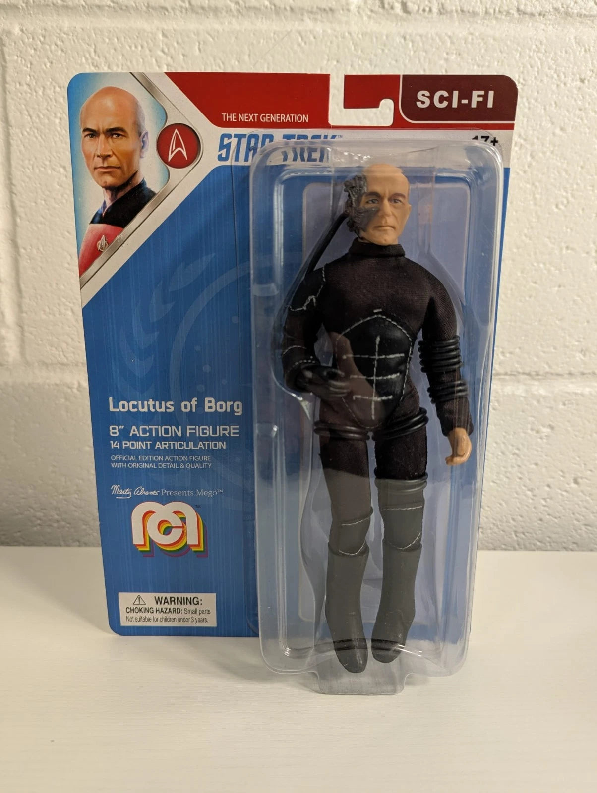 Star Trek The Next Generation Loctus of Borg Mego 8" Action Figure