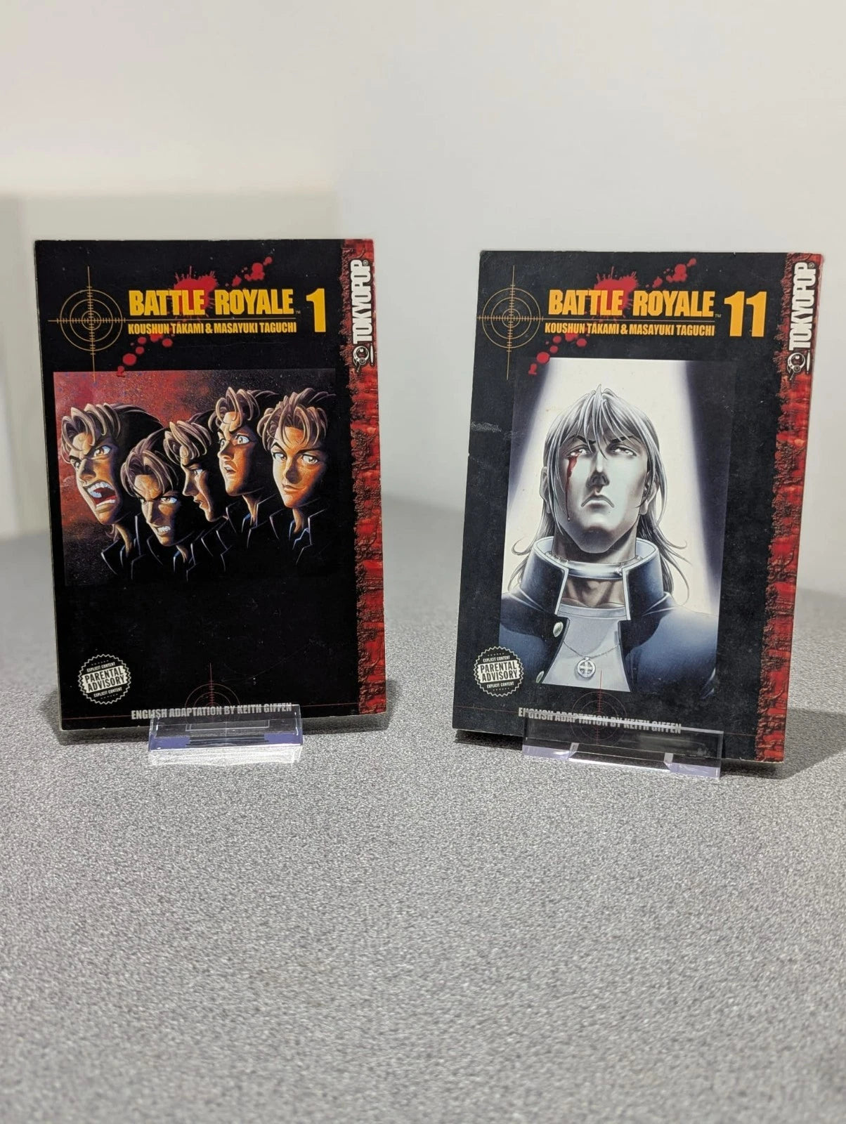 Battle Royale Manga Volumes 1 - 11 (Missing 7 & 8) Bundle