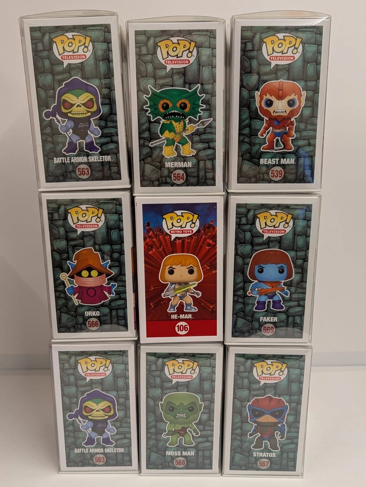 Masters of the Universe Funko Pop! Vinyl Figure Bundle of 29 Vinyl Figures