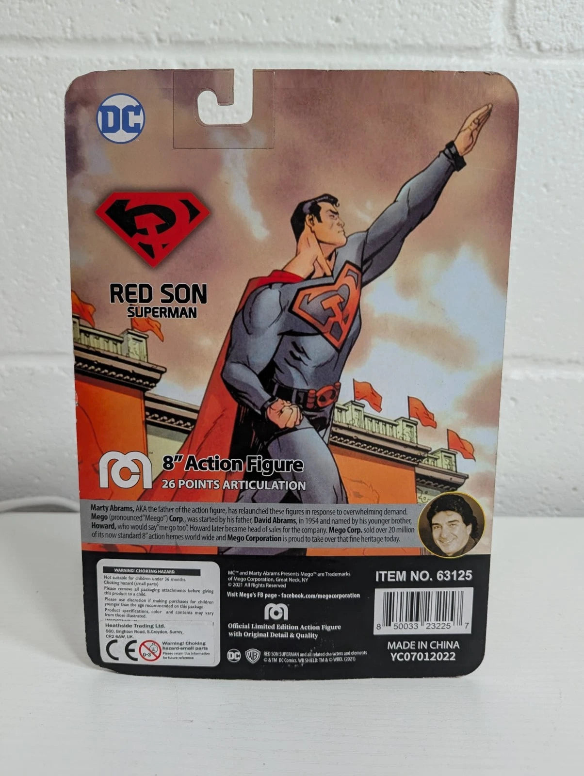 DC Comics Red Son Superman Mego 8" Action Figure