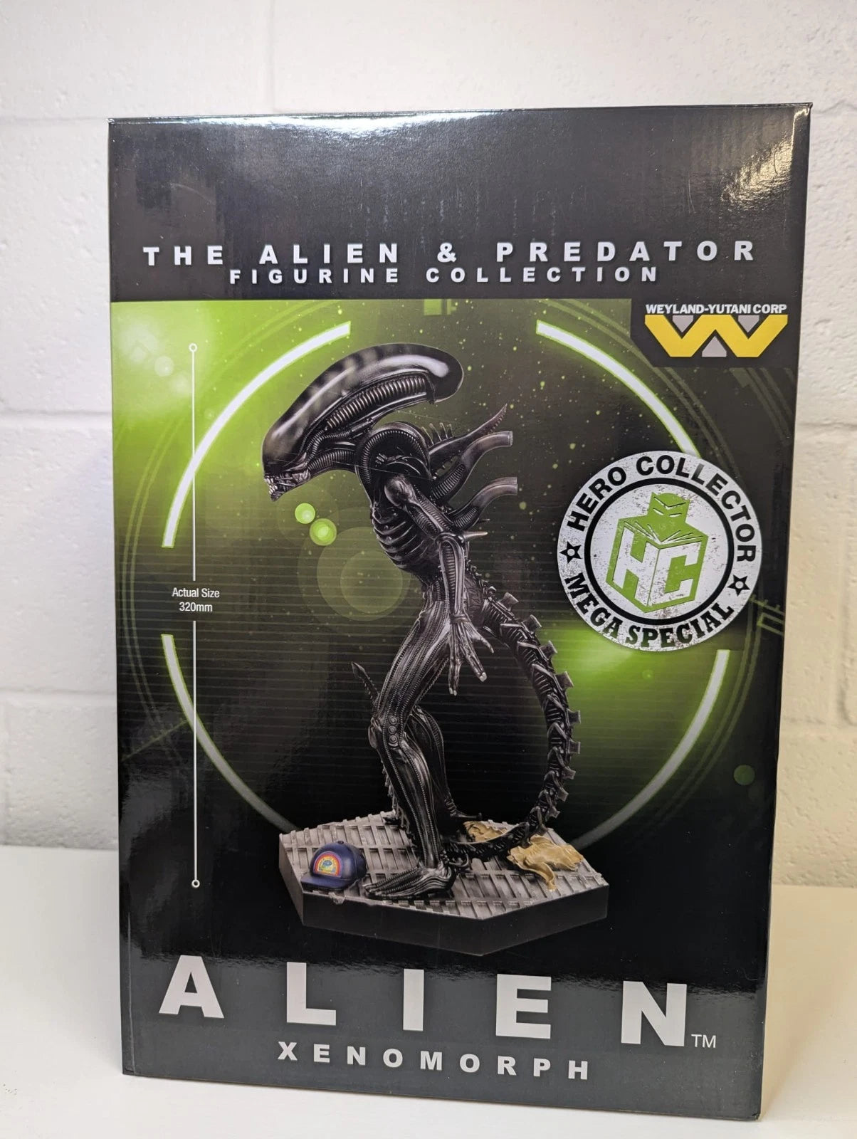Alien White Xenomorph 32cm Eaglemoss Statue Glow in the Dark Limited Edition 156/200