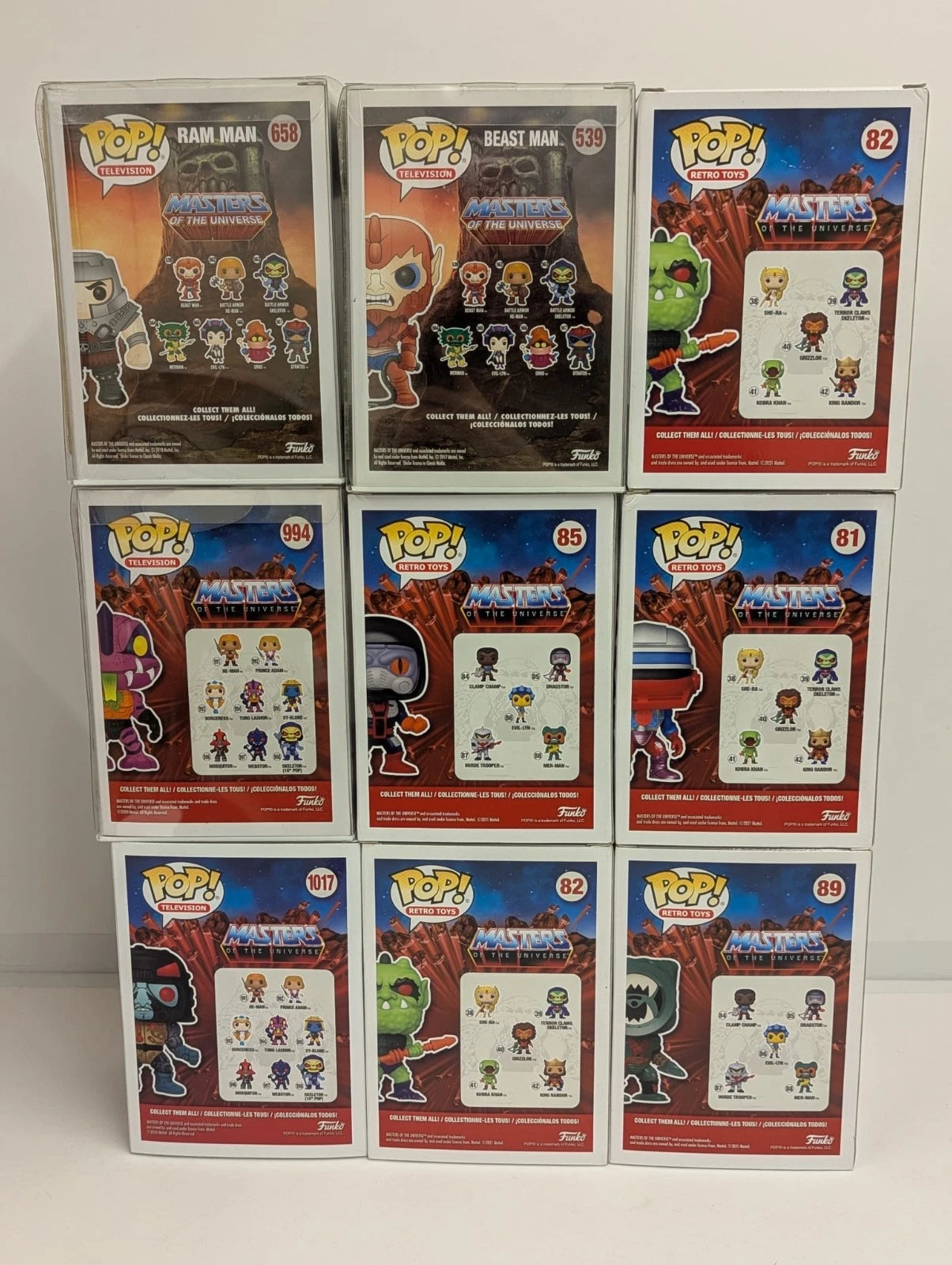 Masters of the Universe Funko Pop! Vinyl Figure Bundle of 29 Vinyl Figures