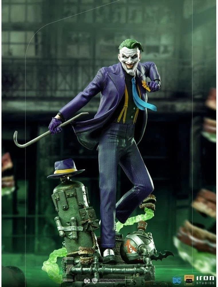 DC Comics The Joker 1/10 Scale Deluxe Iron Studios Limited Edition Statue