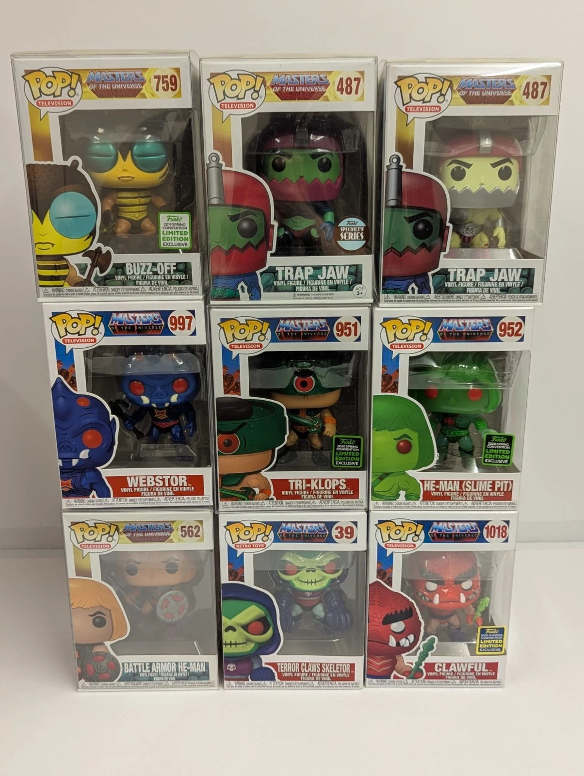 Masters of the Universe Funko Pop! Vinyl Figure Bundle of 29 Vinyl Figures