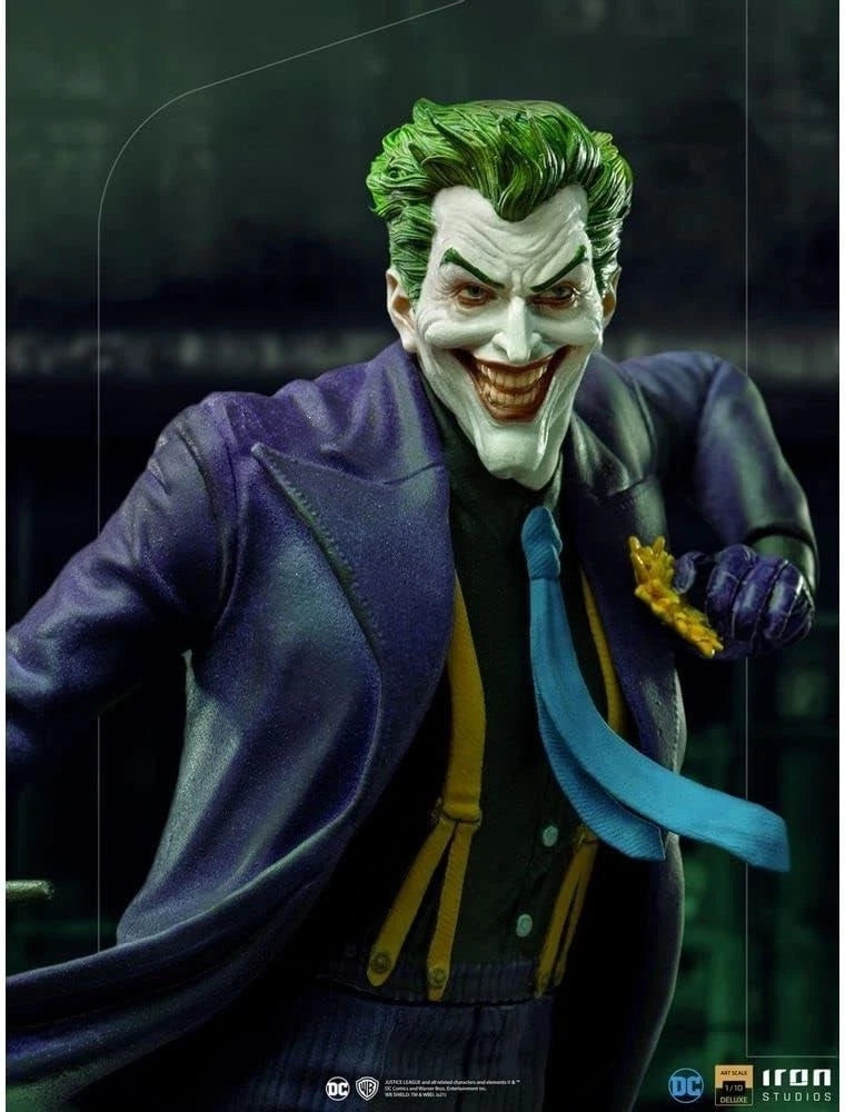 DC Comics The Joker 1/10 Scale Deluxe Iron Studios Limited Edition Statue