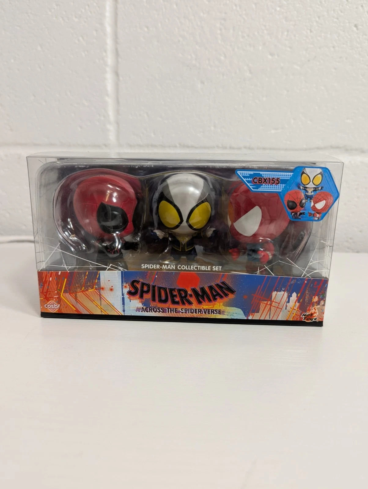 Marvel Spider-Man Across the Spider-Verse Hot Toys Cosbi CBX155 Vinyl Figure Set