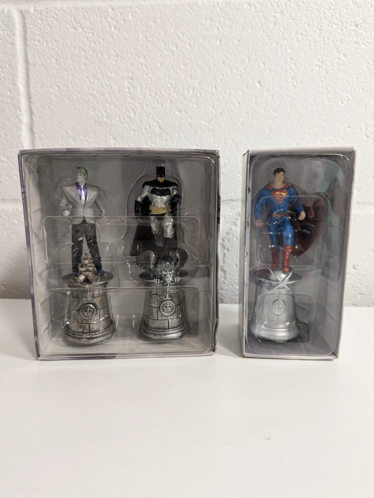 DC Comics Batman Chess Collection Eaglemoss Complete With 32 Pieces/Magazines/Board