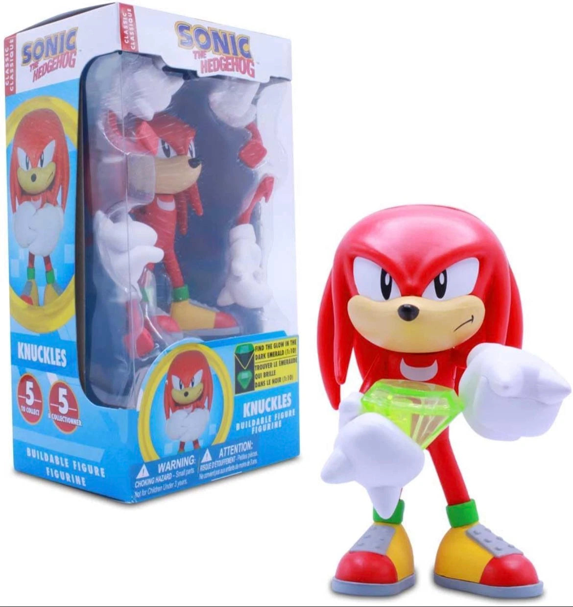 Sonic the Hedgehog Knuckles Buildable Action Figure