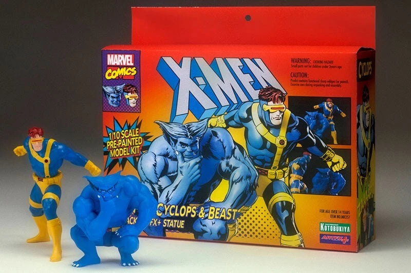 Marvel X-Men Cyclops & Beast Artfx+ Statue 2-Pack