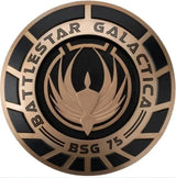 Battlestar Galactica Colonial Seal Plaque Eaglemoss Hero Collector