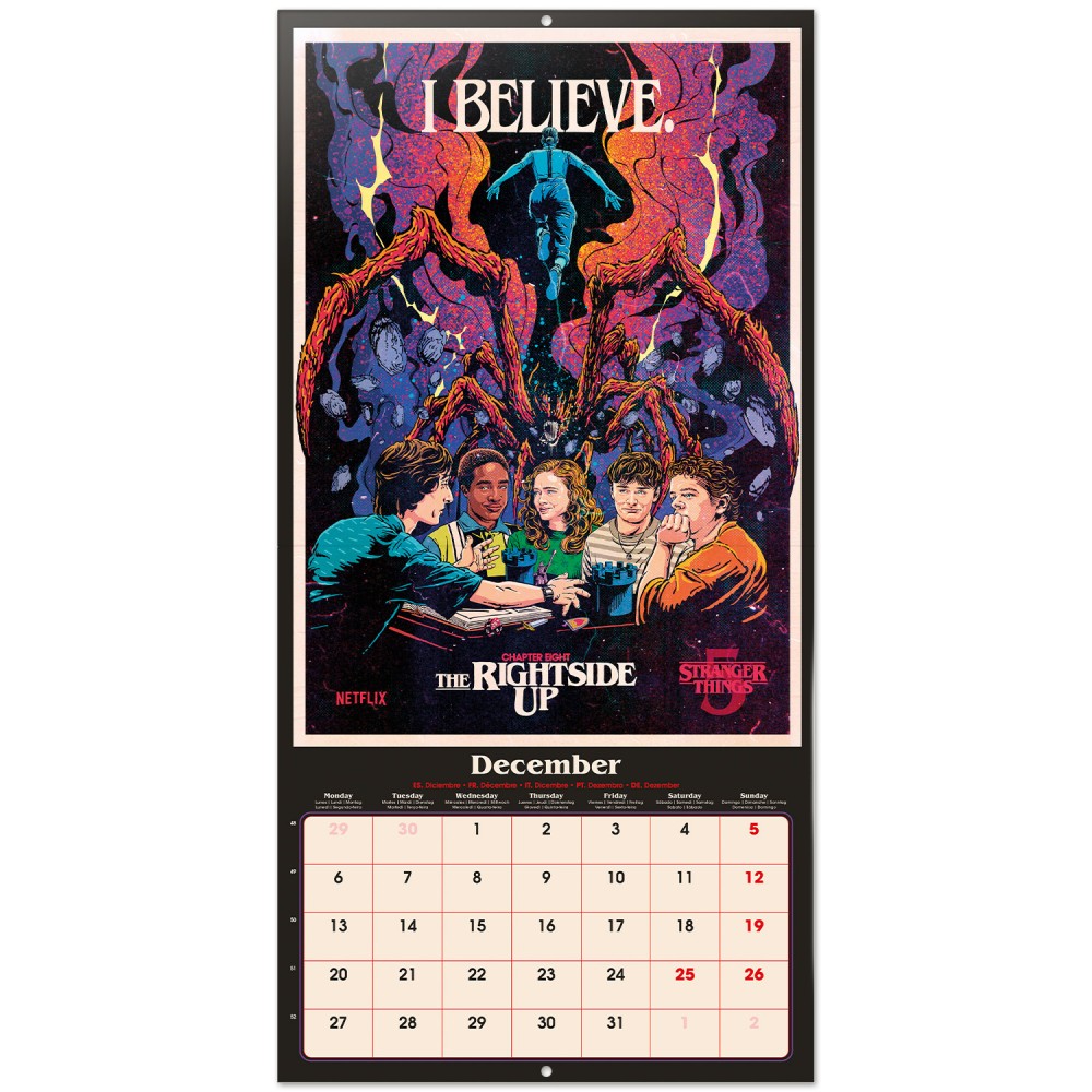 Stranger Things 2027 Calendar