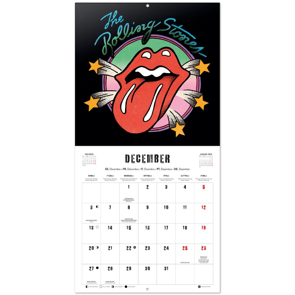 The Rolling Stones 2027 Calendar