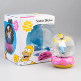 The Simpsons Homer Simpson Doughnut Snow Globe