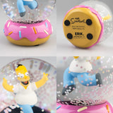The Simpsons Homer Simpson Doughnut Snow Globe