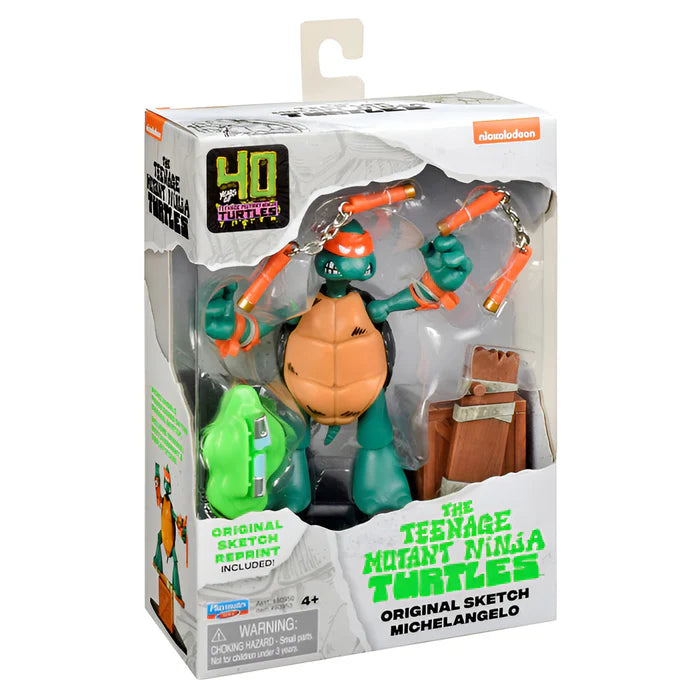Teenage Mutant Ninja Turtles 40th Anniversary Action Figures Set Of 4
