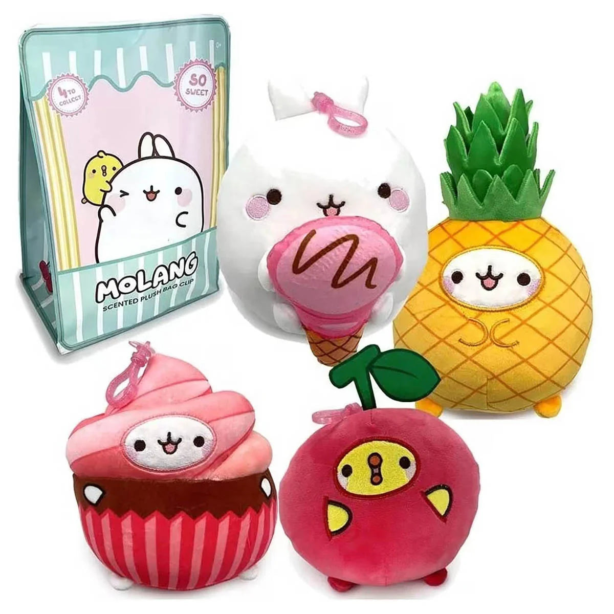 Molang Plush Clip Scent 8" Series 1