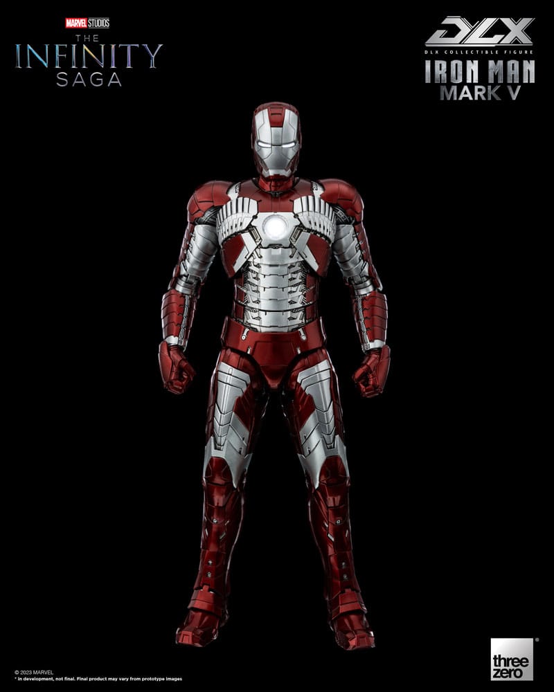 ThreeZero Iron Man Mark 5 Deluxe 1/12 Action Figure (17 cm)