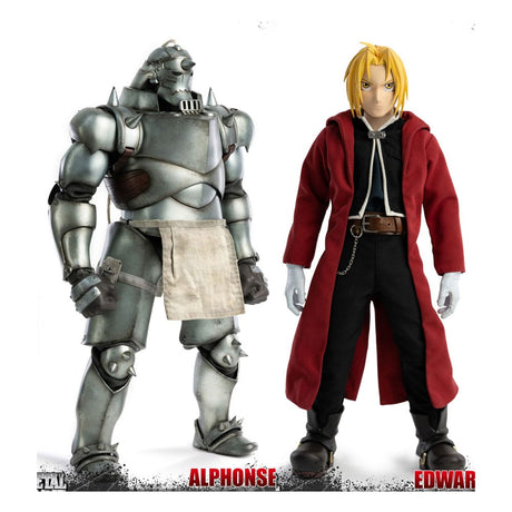 ThreeZero Fullmetal Alchemist: Ed & Al Elric Action Figures Twin Pack