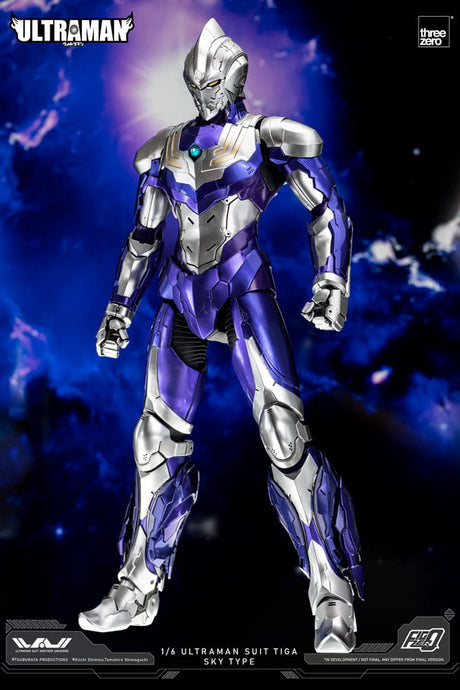 ThreeZero Ultraman Suit Tiga Sky FigZero Action Figure 1/6, 31 cm