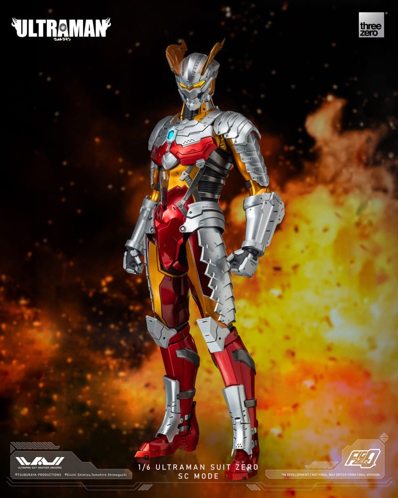 ThreeZero Ultraman FigZero SC Mode Action Figure 1/6