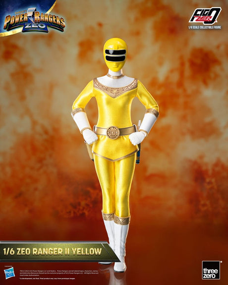ThreeZero Power Rangers Zeo Ranger II Yellow Figure - 1/6 Scale, 30cm