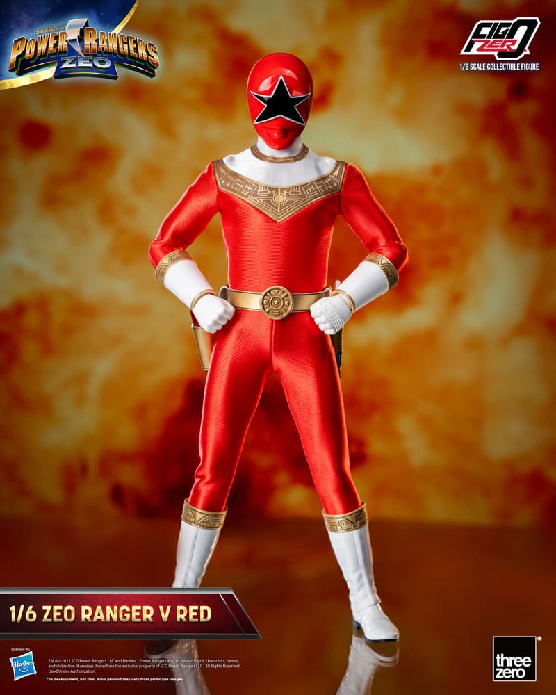 ThreeZero Power Rangers Zeo: Ranger V Red Action Figure 1/6 - 30cm