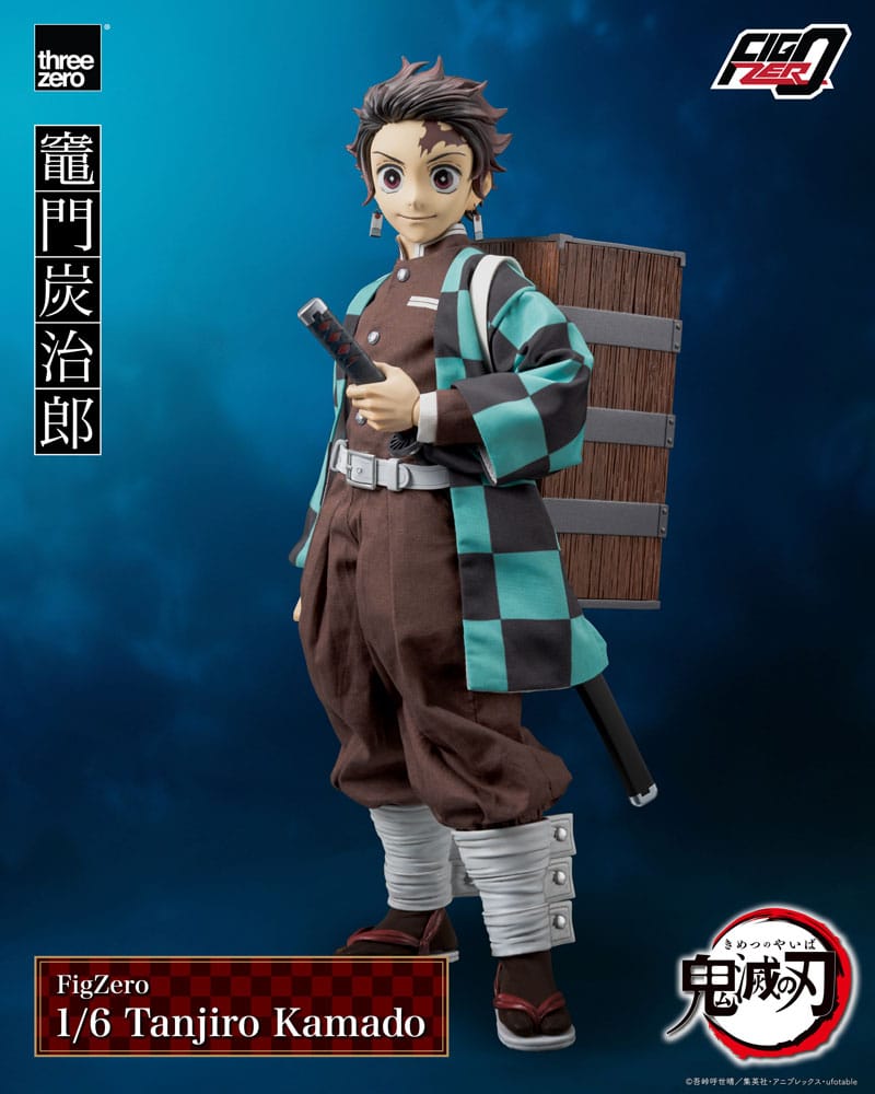 ThreeZero Demon Slayer 1/6 Tanjiro Kamado Action Figure 27cm