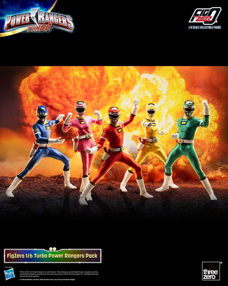 ThreeZero Power Rangers Turbo 1/6 FigZero Action Figures 5-Pack