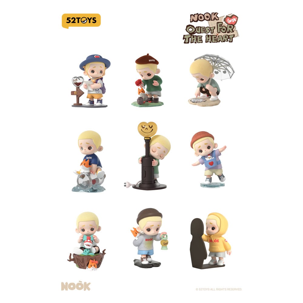 52TOYS Nook Mini-Figures Series: Quest for the Heart (Set of 8)
