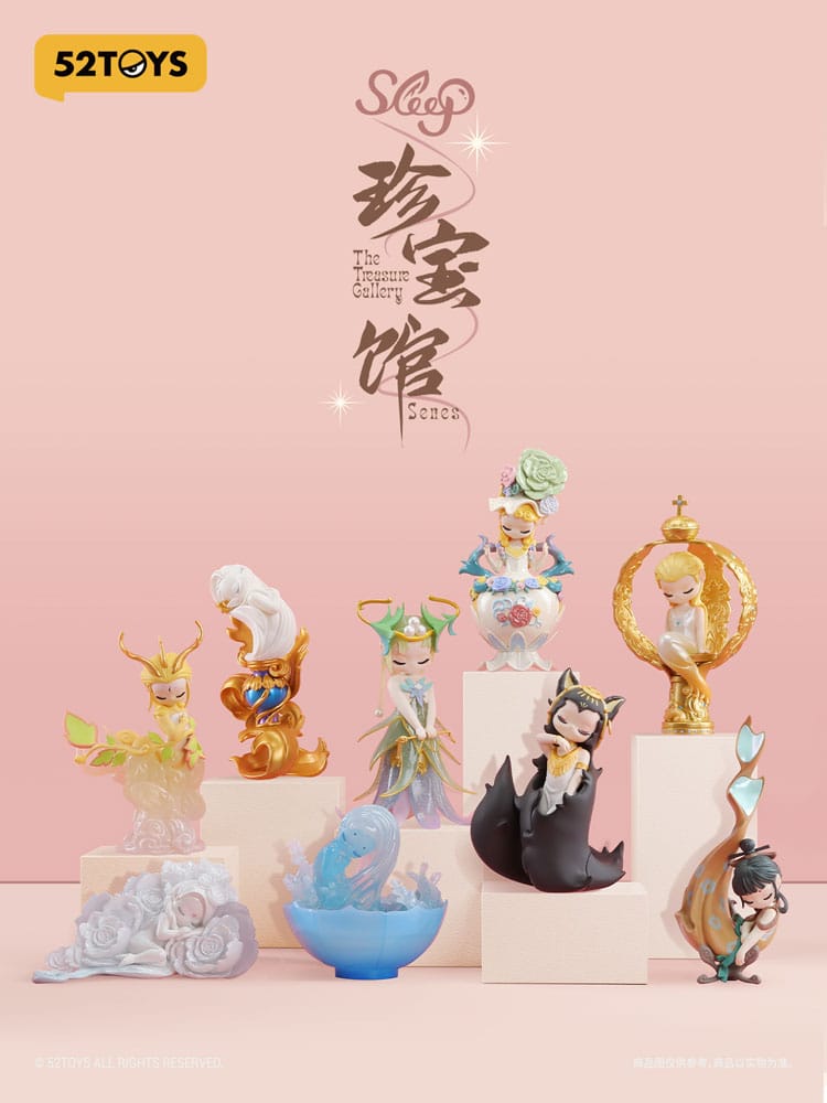 52TOYS Sleep Princess Series Blind Box Assortment (8 pcs, 10 cm each)