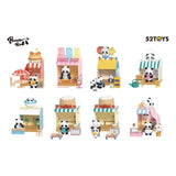 52TOYS Panda Roll Blind Box Figures: Shopping Street Edition (6-pack)