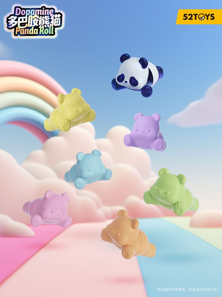 52TOYS Panda Roll Mini-Figures Set - Dopamine Series (6-Pack)