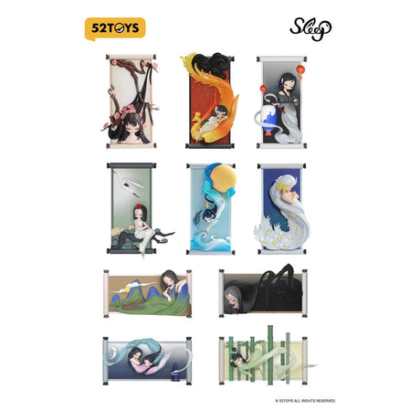 52TOYS Sleep Series Mini-figures - Chinese Scroll Assortment (Set of 8)