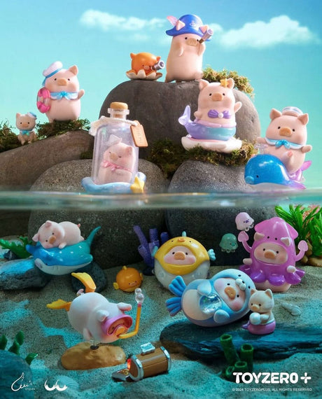 52TOYS Lulu Dream Blue Ocean Mini-Figures 5cm (Set of 8)