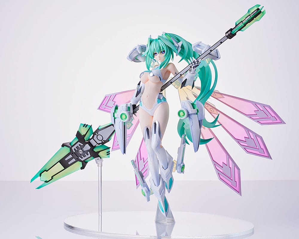 Hyperdimension Neptunia 1/7 Scale Green Heart PVC Statue by Ami Ami